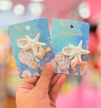 Load image into Gallery viewer, Star Fish Sea Shell Clip
