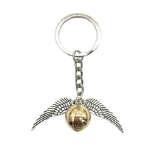 Load image into Gallery viewer, Golden Snitch Keychain
