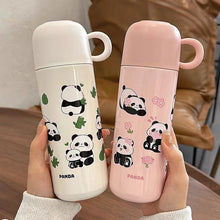 Load image into Gallery viewer, Panda Hot &amp; Cold Insulated Bottle with Cup
