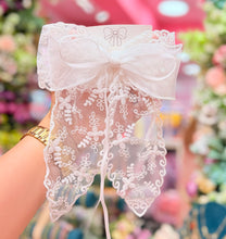 Load image into Gallery viewer, Studded Fancy Hair Back Clip Bow
