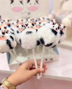 Cow Pom Pom Pen