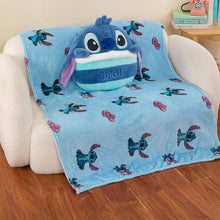 Load image into Gallery viewer, Stitch Plush Pillow with Micro Fiber Blanket
