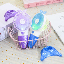 Load image into Gallery viewer, Mermaid Potable Fan
