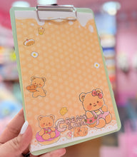 Load image into Gallery viewer, Butter Bear Clip Notepad
