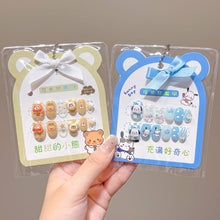 Load image into Gallery viewer, Kawaii Teddy Press On Nails
