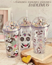 Load image into Gallery viewer, Panda Sipper Glass
