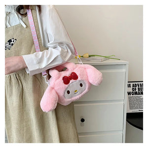 My Melody Plush Sling Bag