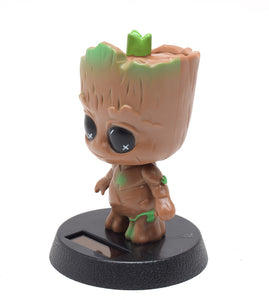 Groot Solar Bobble Head