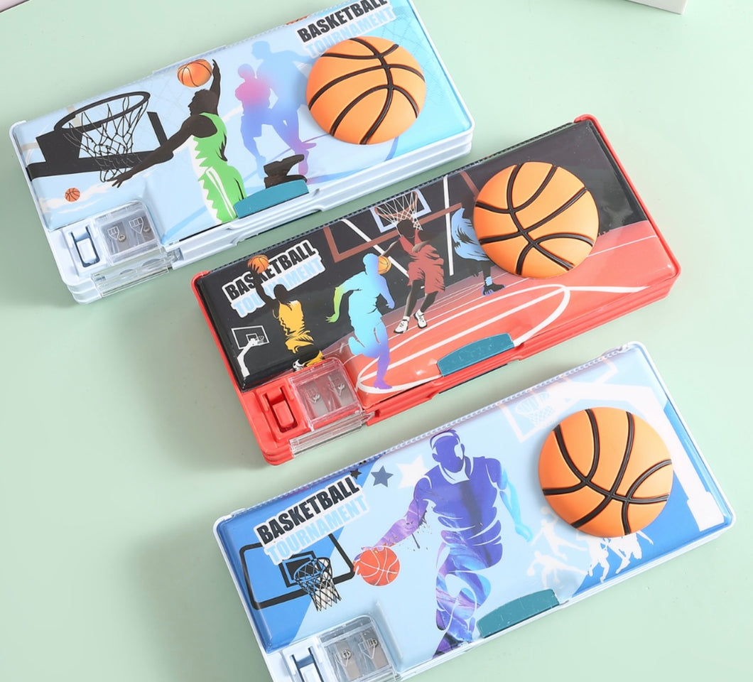 3D Basket Ball Dual Sided Pencil Box