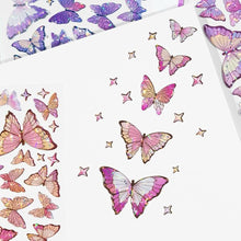 Load image into Gallery viewer, Shimmery Butterfly Stickers
