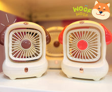 Load image into Gallery viewer, Snow Dog 3 Speed Desk Rechargeable Fan
