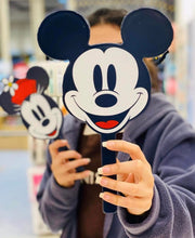 Load image into Gallery viewer, Mickey Minnie Hand Held Mirror
