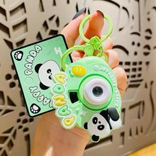 Load image into Gallery viewer, Panda Projection Keychain
