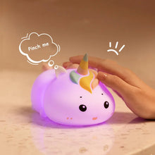 Load image into Gallery viewer, Baby Unicorn Silicone Night Lamp
