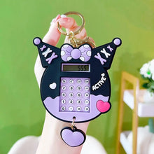 Load image into Gallery viewer, Kuromi Calculator Keychain
