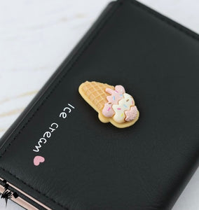 Ice Cream 3 Fold Wallet