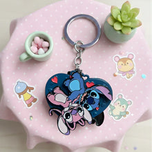 Load image into Gallery viewer, Stitch Spin Keychain
