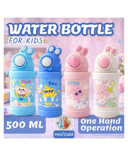 Load image into Gallery viewer, Bunny Kids Insulated Water Bottel (Hot &amp; Cold 10-12hrs)
