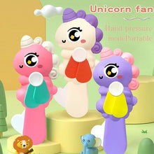 Load image into Gallery viewer, Unicorn Hand Fan
