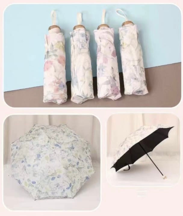 Floral Lacy Umbrella