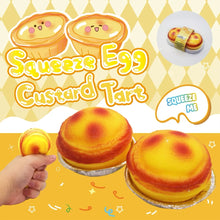 Load image into Gallery viewer, Egg Tart Squishy Toy
