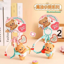 Load image into Gallery viewer, Butter Bear Cupid Premium Keychain / Bag Charm
