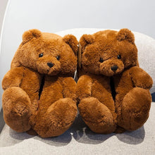 Load image into Gallery viewer, Teddy Fur Room Slippers
