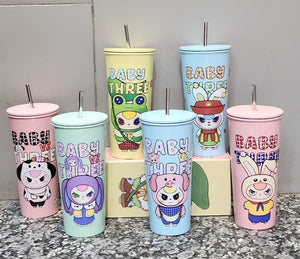 Labubu Insulated Sipper Glass