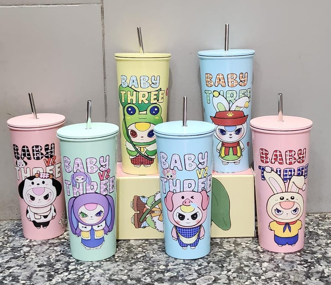 Labubu Insulated Sipper Glass
