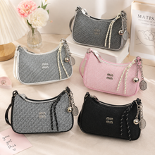 Load image into Gallery viewer, MiuMiu Korean Shoulder Bag with Hanging Charms
