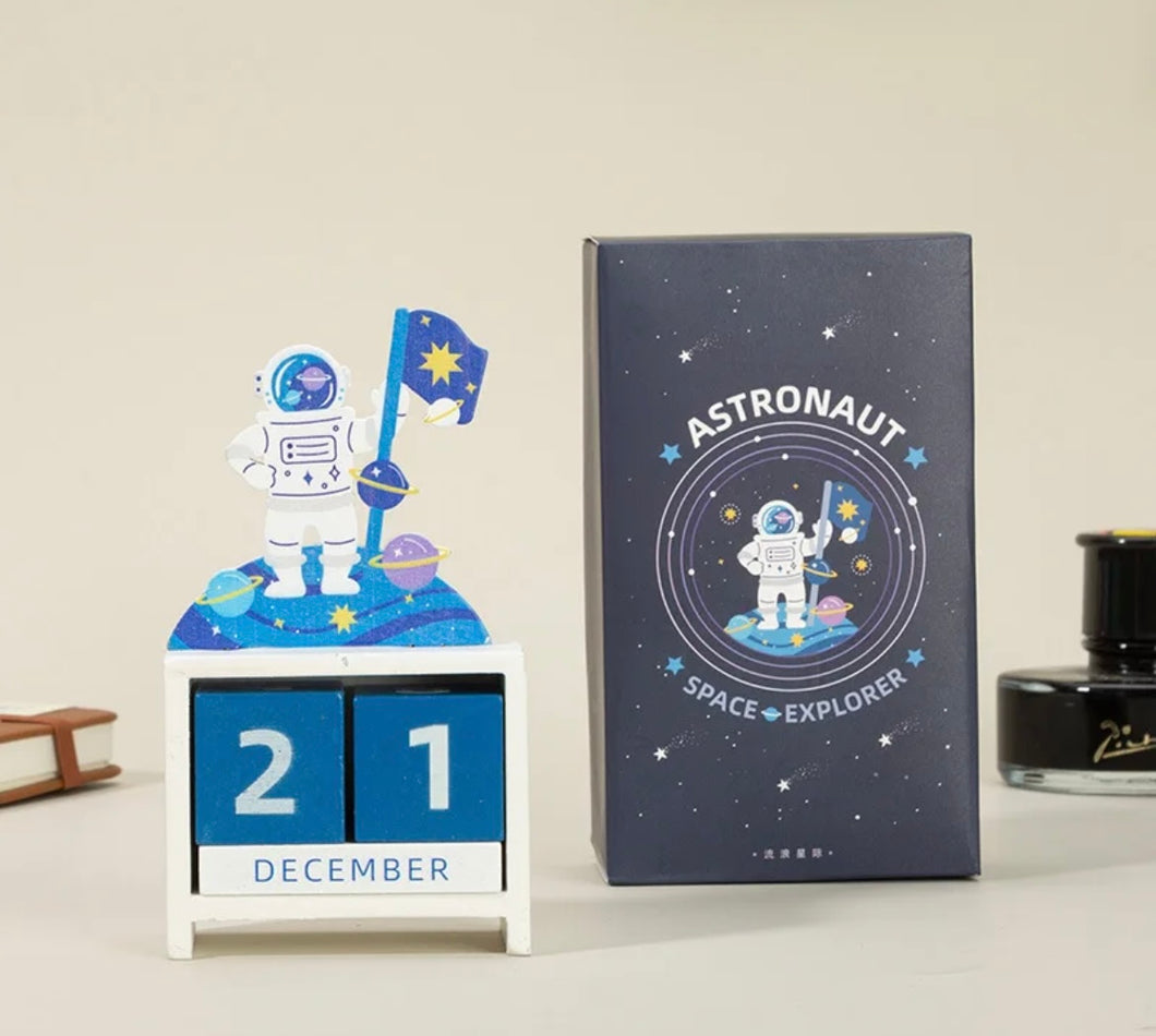 Space Wooden Calender