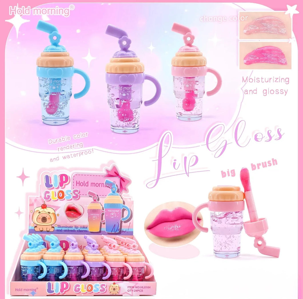 Sipper Bottle Lip Gloss