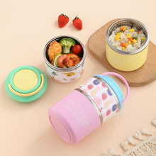 Load image into Gallery viewer, Kawaii Double Layer SS Lunch Box
