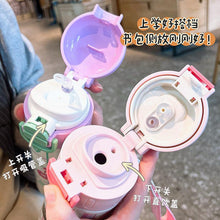 Load image into Gallery viewer, Kawaii Cartoon Dual Mouth Water Bottle
