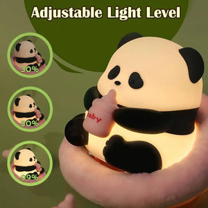 Baby Panda Silicone Night Lamp