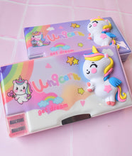 Load image into Gallery viewer, Unicorn Big Squishy Pencil Case
