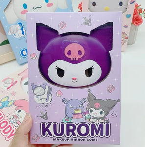 Kuromi Mirror & Comb Set