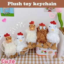Load image into Gallery viewer, Chicken Plush Keychain
