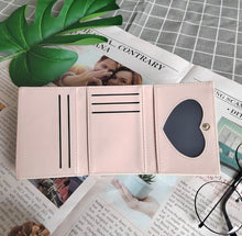 Load image into Gallery viewer, Strawberry 3 Fold Vegan Leather Wallet
