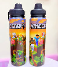 Load image into Gallery viewer, Minecraft Cartoon Insulated Bottle
