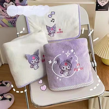 Load image into Gallery viewer, Purple Kuromi Kids Microfibre Body Towel
