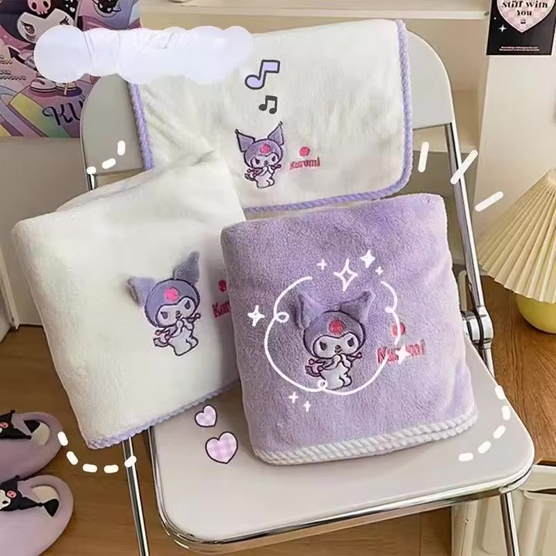 Purple Kuromi Kids Microfibre Body Towel