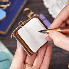 Load image into Gallery viewer, Harry Potter Mini Vintage Notebook Keychain
