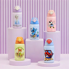 Load image into Gallery viewer, Kids Cartoon Insulated Water Bottle 800ml (8-10hrs Hot &amp; Cold)
