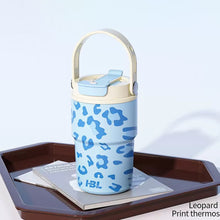 Load image into Gallery viewer, Cheeta Print Insulated Coffee Sipper
