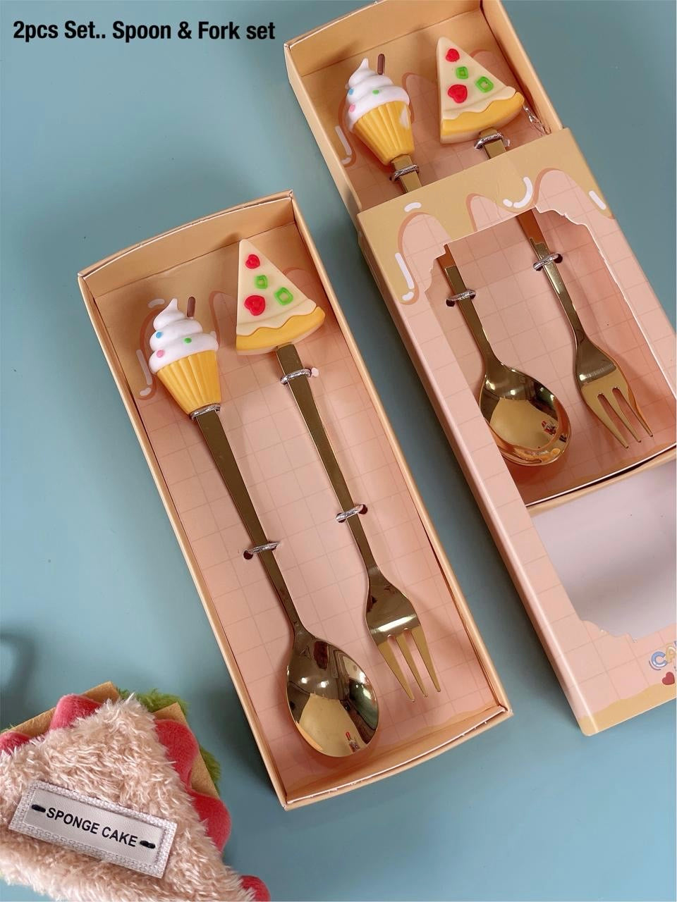 Softy Ice Cream & Pizza Cutlery Set