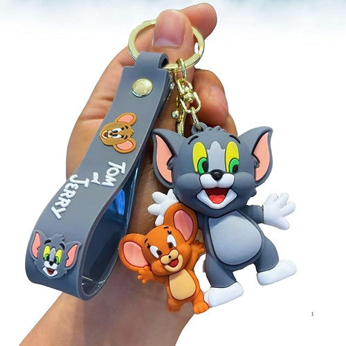 Tom & Jerry Silicone Keychain