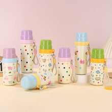 Load image into Gallery viewer, Kawaii Cartoon Dual Mouth Bottle With Cup
