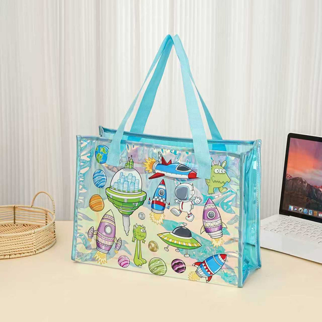 Space Holographic Tote Bag