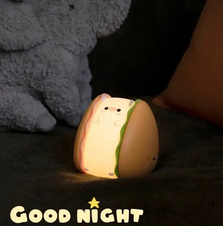 Sandwich Silicone Night Lamp